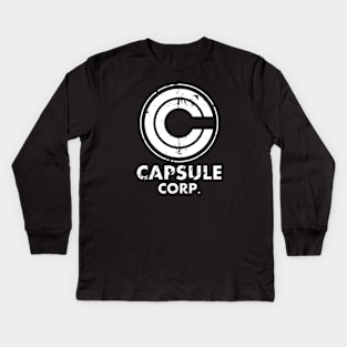 Capsule vintage white Kids Long Sleeve T-Shirt